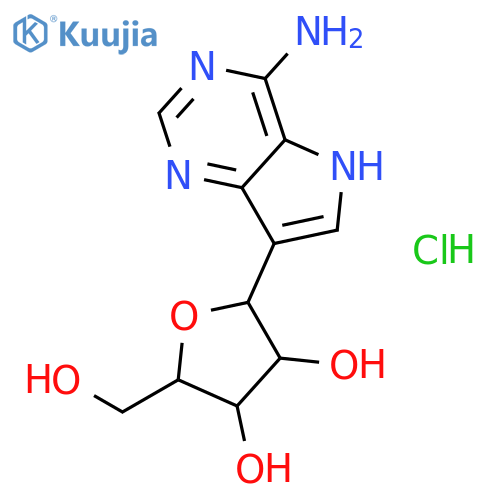 D-Ribitol,1-C-(4-amino-5H-pyrrolo[3,2-d]pyrimidin-7-yl)-1,4-anhydro-, (1S)- structure