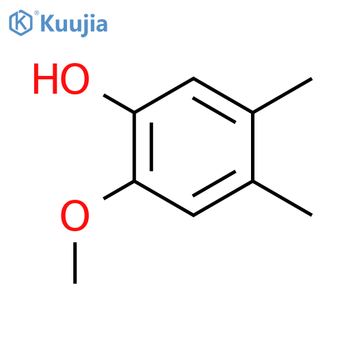 2-methoxy-4,5-dimethylphenol structure