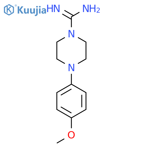 4-(4-Methoxyphenyl)piperazine-1-carboximidamide structure