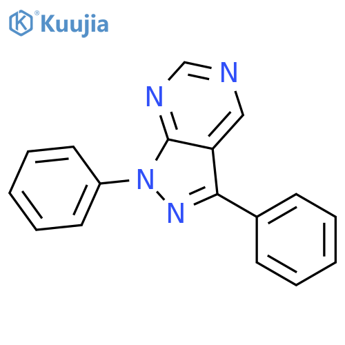 1H-Pyrazolo[3,4-d]pyrimidine, 1,3-diphenyl- structure