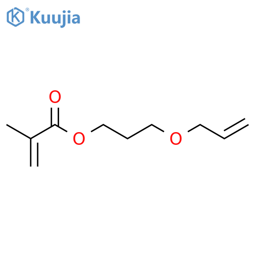 2-Propenoic acid,2-methyl-, 3-(2-propen-1-yloxy)propyl ester structure