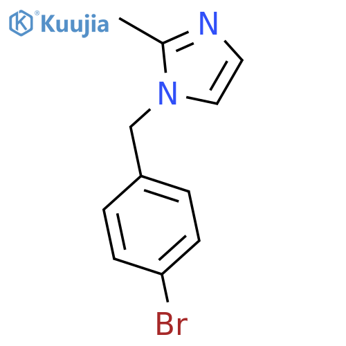 1-(4-Bromophenyl)methyl-2-methyl-1H-imidazole structure