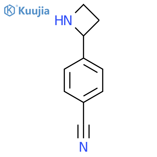 4-(Azetidin-2-yl)benzonitrile structure