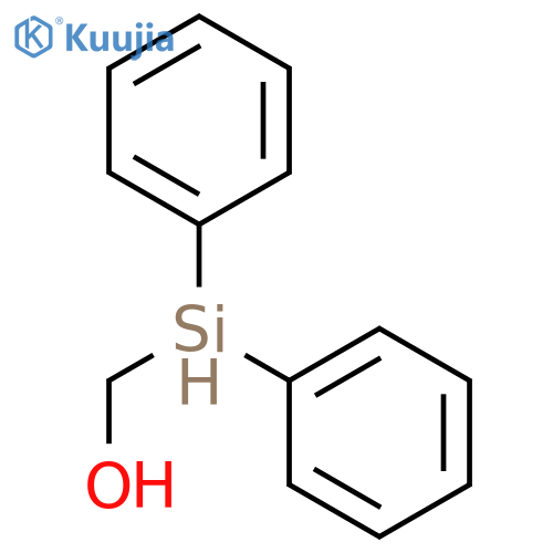 Hydroxymethyldiphenylsilane structure