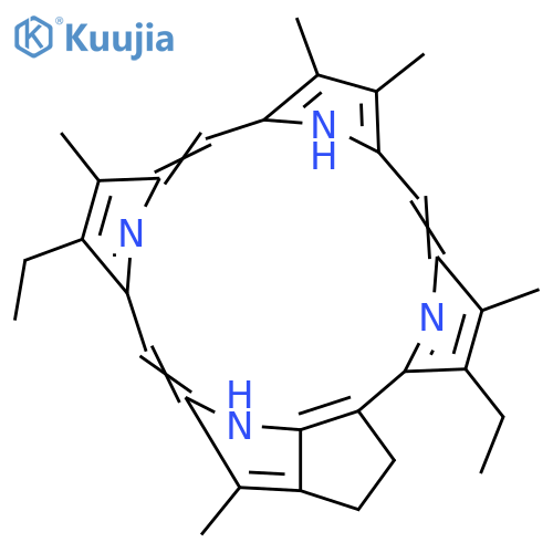 3,4-Didehydro-3,9,14-triethyl-4,8,13,18-tetramethylphorbine; 9-Methyl analogue structure