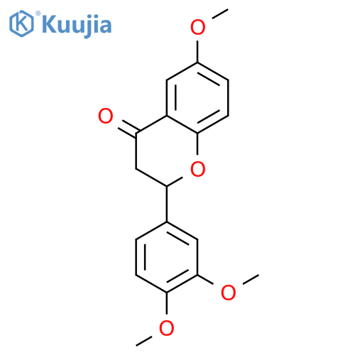 6,3',4'-trimethoxyflavanone structure
