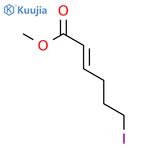 2-HEXENOIC ACID, 6-IODO-, METHYL ESTER, (2E)- structure