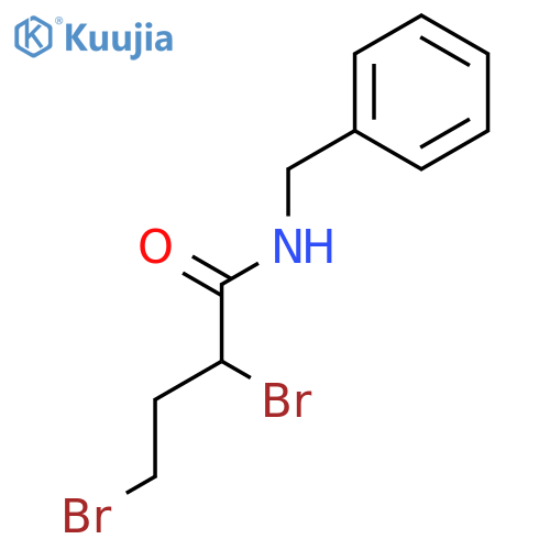 N-benzyl-2,4-dibromobutanamide structure