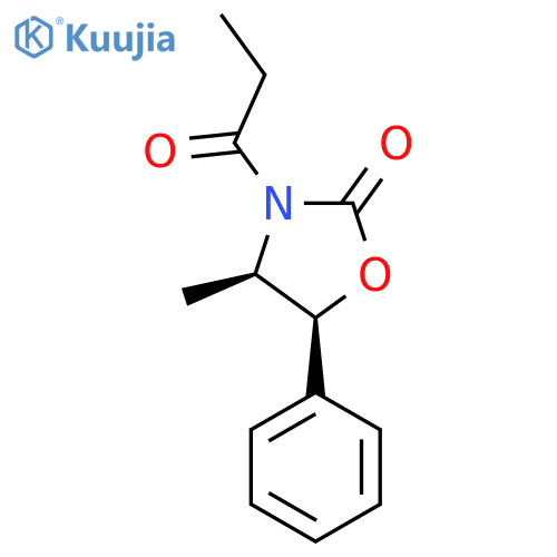 (4R,5S)-4-Methyl-5-phenyl-3-propionyl-2-oxazolidinone structure
