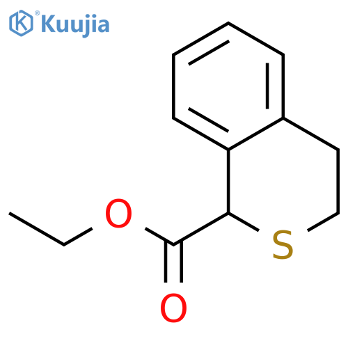 1H-2-Benzothiopyran-1-carboxylic acid, 3,4-dihydro-, ethyl ester structure