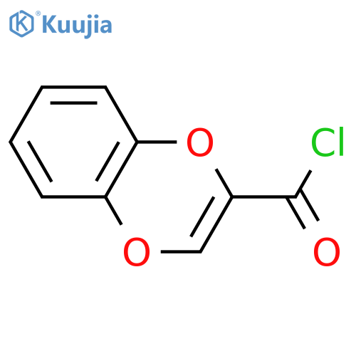 1,4-Benzodioxin-2-carbonylchloride(9CI) structure