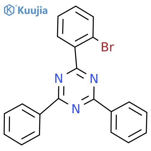 2-(2-Bromophenyl)-4,6-diphenyl-1,3,5-triazine structure