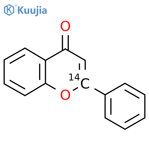 2-phenyl(2-~14~C)-4H-chromen-4-one structure