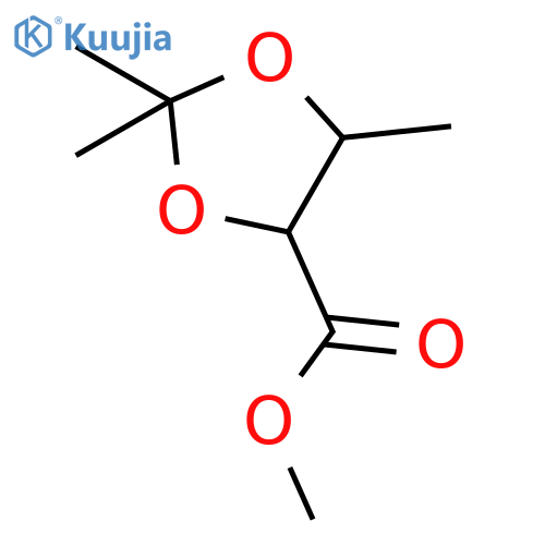 Methyl 4-deoxy-2,3-O-isopropylidene-L-threonate structure