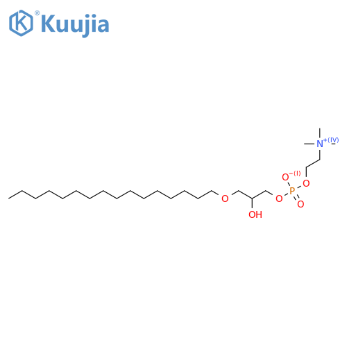 1-O-Alkylglycero-3-phosphocholines; 1-Hexadecylglycero-3-phosphocholine structure