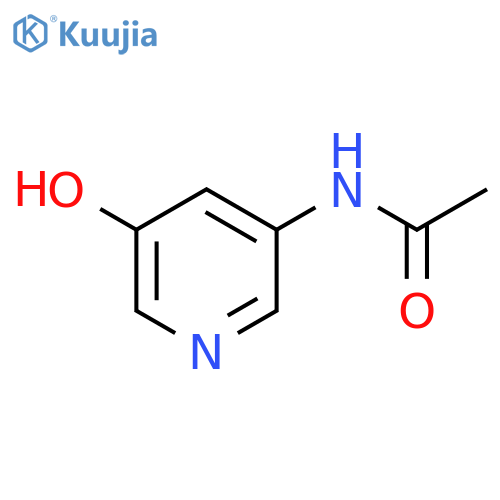 N-(5-hydroxy-3-pyridinyl)-Acetamide structure