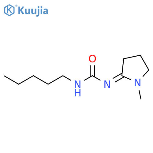 Urea,N-(1-methyl-2-pyrrolidinylidene)-N'-pentyl- structure