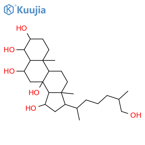 Cholestane-3,4,6,8,15,26-hexol; (3β,4β,5α,6α,8β,15β,25S)-form structure