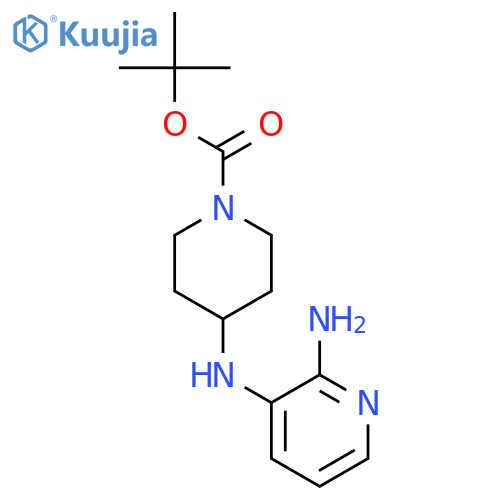 Tert-Butyl 4-((2-aminopyridin-3-yl)amino)piperidine-1-carboxylate structure
