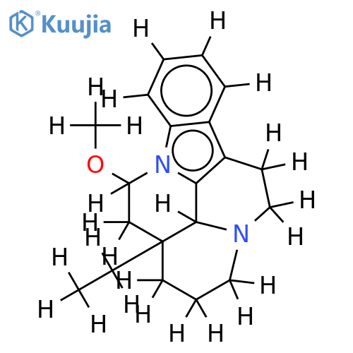 (+)-methylisoeburnamine structure