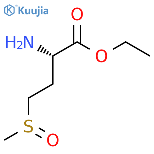 ethyl (2S)-2-amino-4-methanesulfinylbutanoate structure