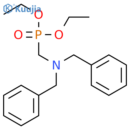 Phosphonic acid, [[bis(phenylmethyl)amino]methyl]-, diethyl ester structure