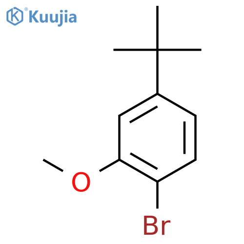 Benzene, 1-bromo-4-(1,1-dimethylethyl)-2-methoxy- structure