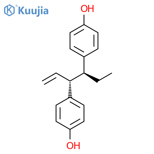 Phenol, 4,4′-(1-ethenyl-2-ethyl-1,2-ethanediyl)bis-, (R*,S*)- structure