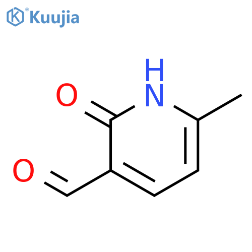 2-hydroxy-6-methylpyridine-3-carbaldehyde structure