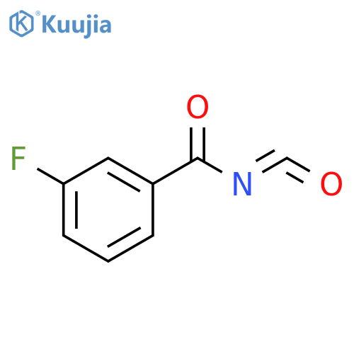 BENZOYL ISOCYANATE, 3-FLUORO- structure