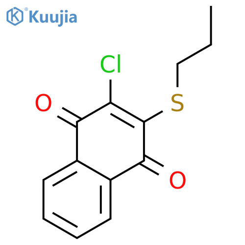 1,4-Naphthalenedione, 2-chloro-3-(propylthio)- structure
