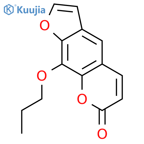 7H-Furo[3,2-g][1]benzopyran-7-one, 9-propoxy- structure