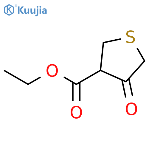 ethyl 4-oxothiolane-3-carboxylate structure