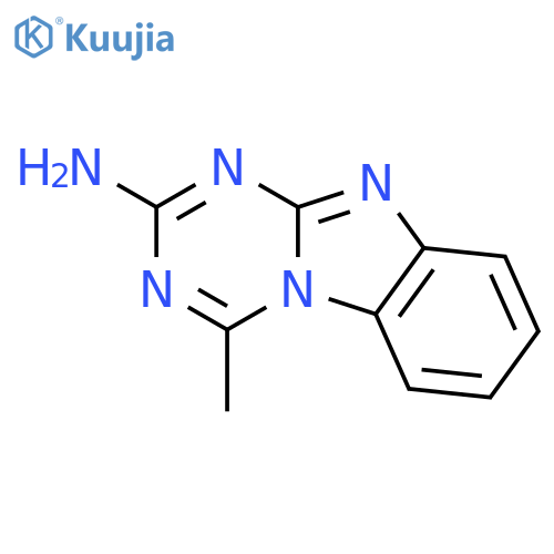 4-methyl1,3,5triazino1,2-abenzimidazol-2-amine structure