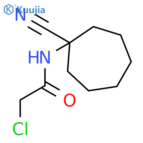 2-Chloro-N-(1-cyanocycloheptyl)-acetamide structure