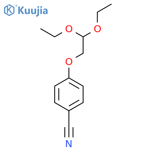4-(2,2-Diethoxyethoxy)benzonitrile structure