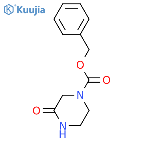 Benzyl 3-oxopiperazine-1-carboxylate structure