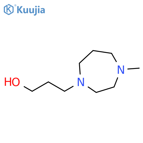 3-(4-Methyl-1,4-diazepan-1-yl)propan-1-ol structure