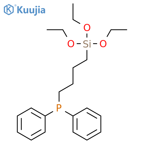 PHOSPHINE, DIPHENYL[4-(TRIETHOXYSILYL)BUTYL]- structure