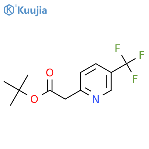 Tert-Butyl 2-(5-(trifluoromethyl)pyridin-2-yl)acetate structure