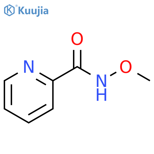 2-Pyridinecarboxamide,N-methoxy- structure