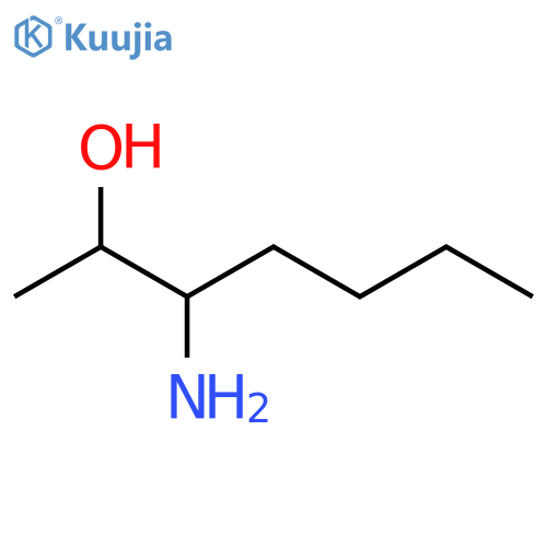 3-aminoheptan-2-ol structure