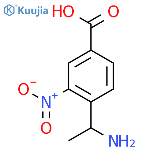Benzoic acid,4-[(1R)-1-aminoethyl]-3-nitro- structure