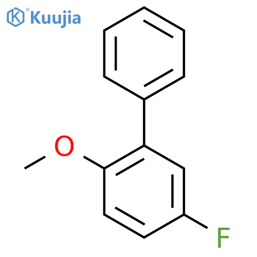 2-Methoxy-5-fluorobiphenyl structure