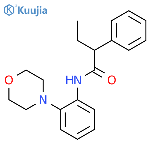 N-2-(morpholin-4-yl)phenyl-2-phenylbutanamide structure