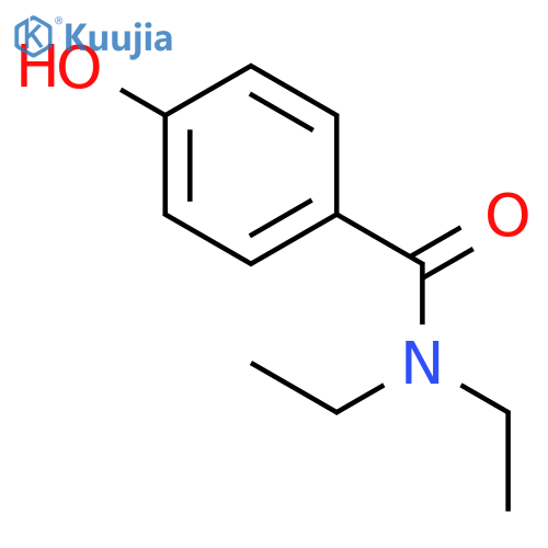 N,N-diethyl-4-hydroxybenzamide structure