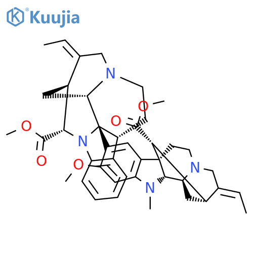 2H-2,7a-Methanoindolo[2,3-a]quinolizine-13-carboxylic acid, 3-ethylidene-9-[(2R,3E,7aR,12aR,12bS,13S)-3-ethylidene-1,3,4,7,7a,12b-hexahydro-13-(methoxycarbonyl)-2H-2,12-methanoindolo[2,3-a]quinolizin-12a(6H)-yl]-1,3,4,6,7,12,12a,12b-octahydro-10-methoxy-12-methyl-, methyl ester, (2S,3E,7aR,12aR,12bS,13R)- structure