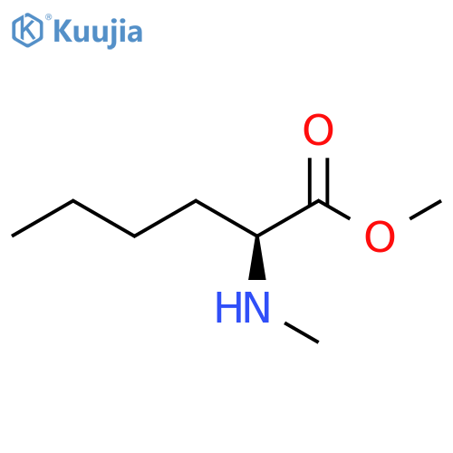 N-methyl-L-norleucine methyl ester structure