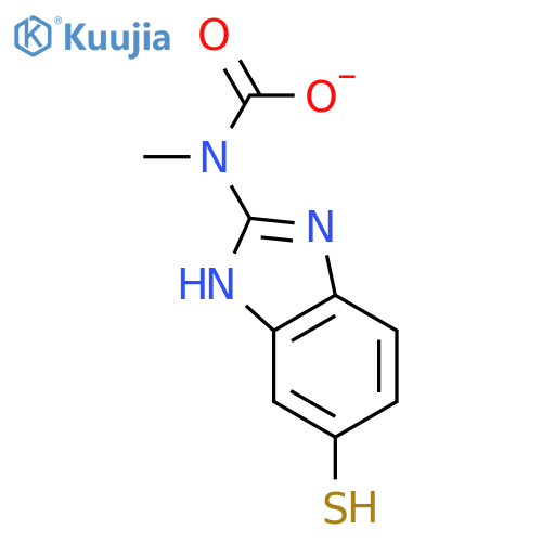Carbamic acid,N-(6-mercapto-1H-benzimidazol-2-yl)-, methyl ester structure