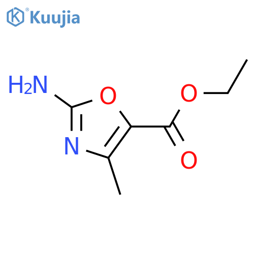 Ethyl 2-amino-4-methyloxazole-5-carboxylate structure